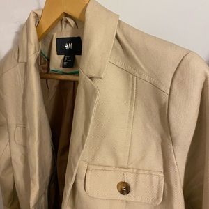 H&M Thick Khaki Blazer